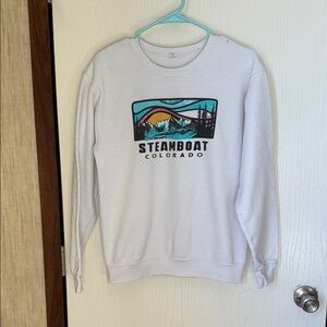 Steamboat Colorado White Sweater